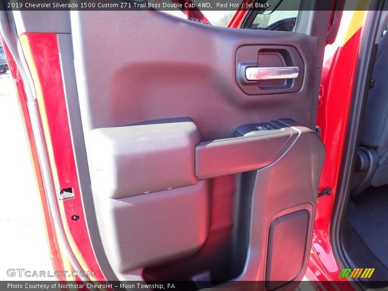 Red Hot / Jet Black 2019 Chevrolet Silverado 1500 Custom Z71 Trail Boss Double Cab 4WD