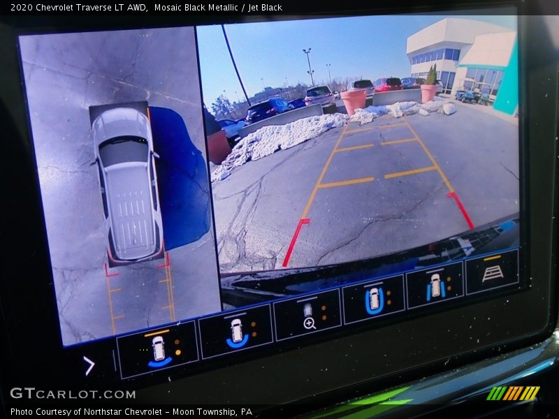 Mosaic Black Metallic / Jet Black 2020 Chevrolet Traverse LT AWD