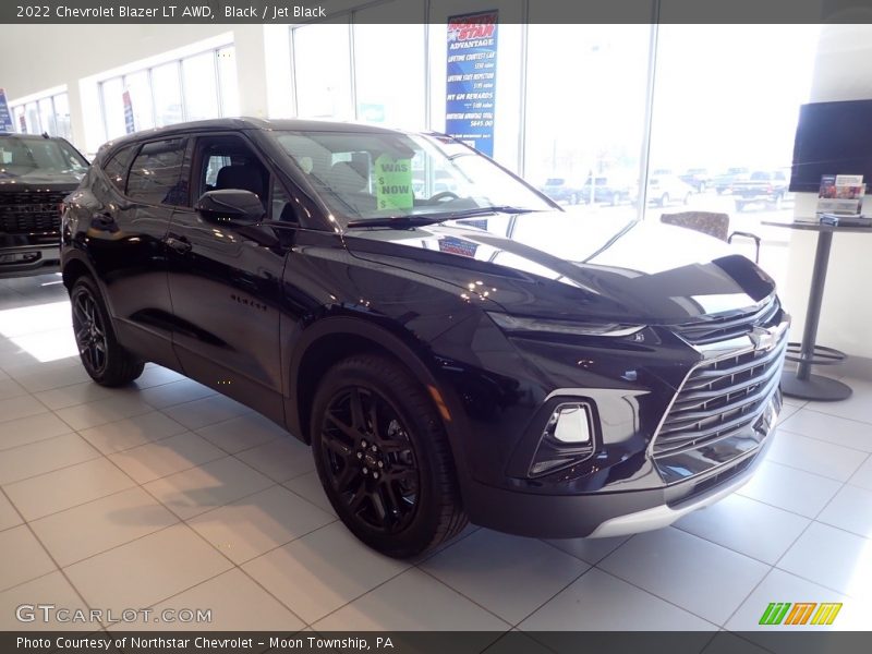 Black / Jet Black 2022 Chevrolet Blazer LT AWD