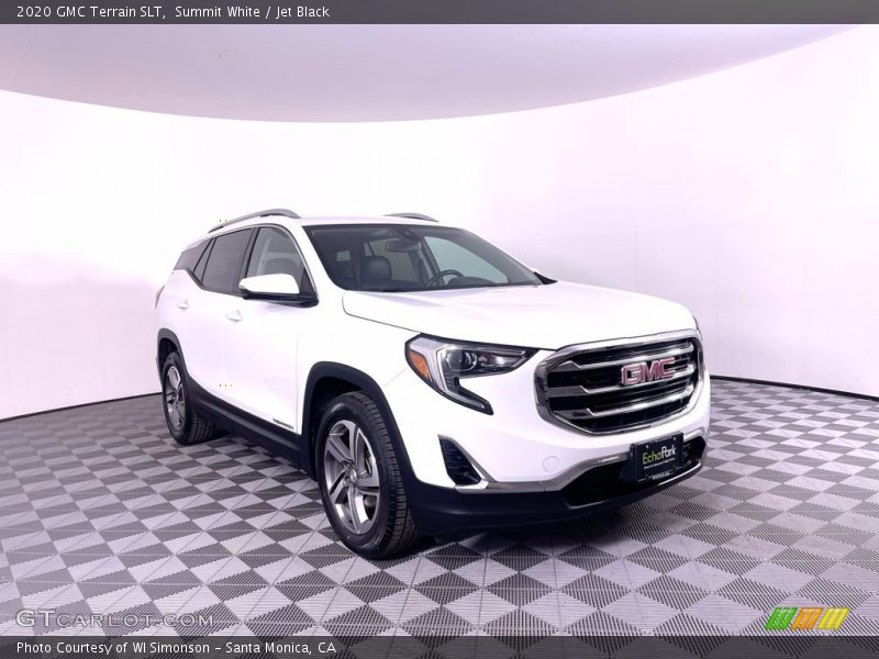 Summit White / Jet Black 2020 GMC Terrain SLT