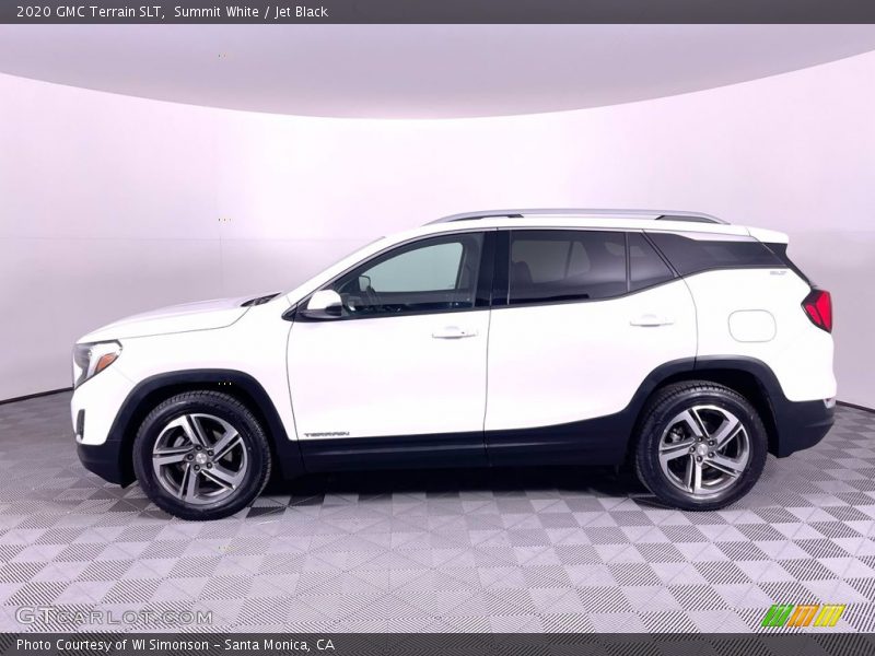 Summit White / Jet Black 2020 GMC Terrain SLT