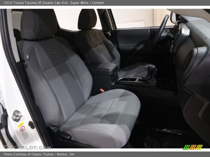 Super White / Cement 2020 Toyota Tacoma SR Double Cab 4x4