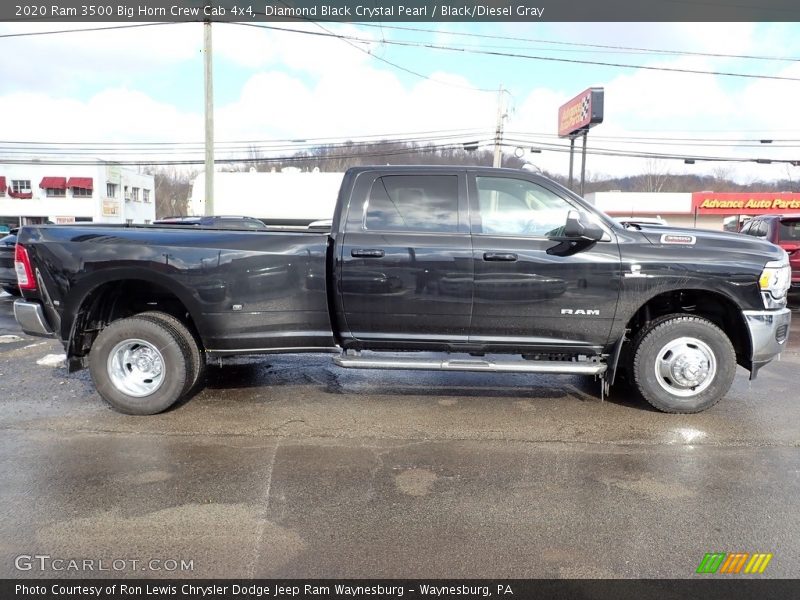 Diamond Black Crystal Pearl / Black/Diesel Gray 2020 Ram 3500 Big Horn Crew Cab 4x4