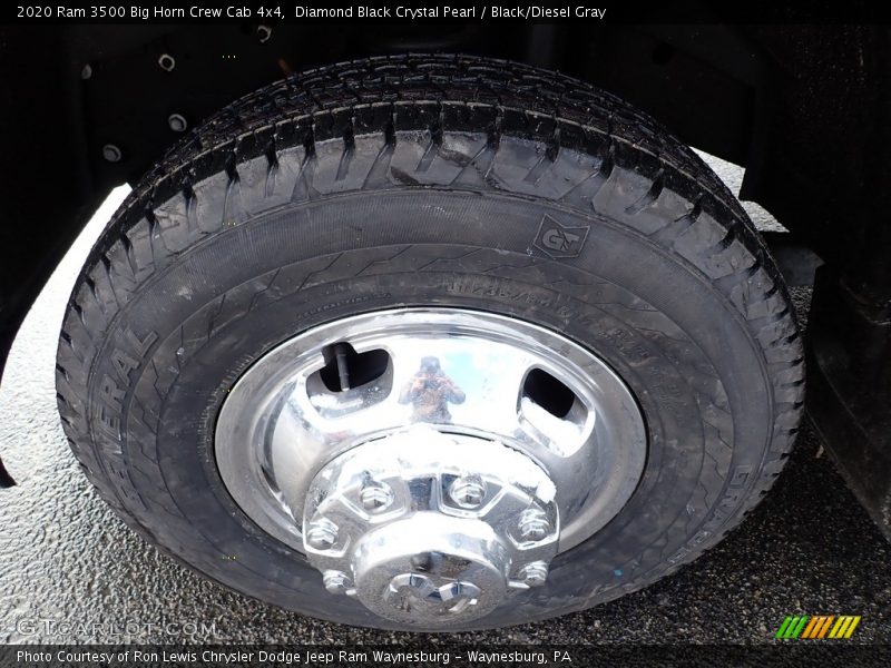 Diamond Black Crystal Pearl / Black/Diesel Gray 2020 Ram 3500 Big Horn Crew Cab 4x4
