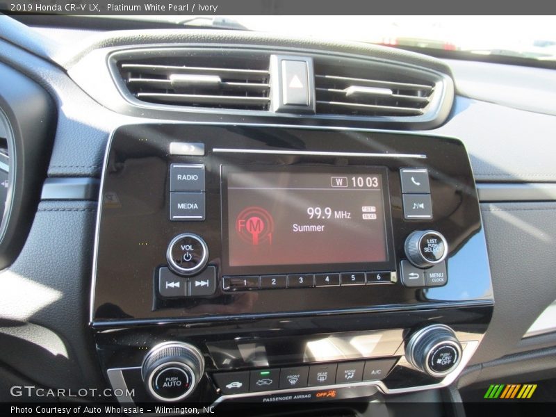 Platinum White Pearl / Ivory 2019 Honda CR-V LX