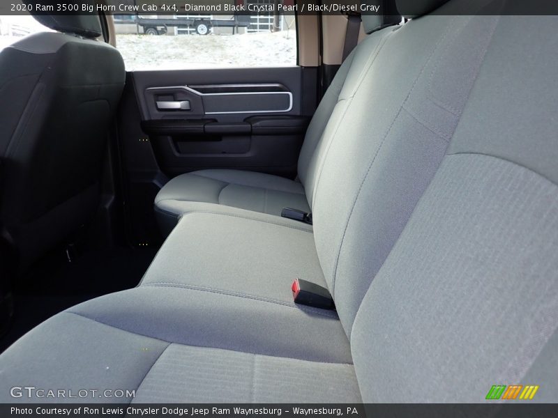 Diamond Black Crystal Pearl / Black/Diesel Gray 2020 Ram 3500 Big Horn Crew Cab 4x4