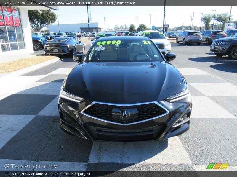 Majestic Black Pearl / Parchment 2021 Acura TLX SH-AWD Advance Sedan