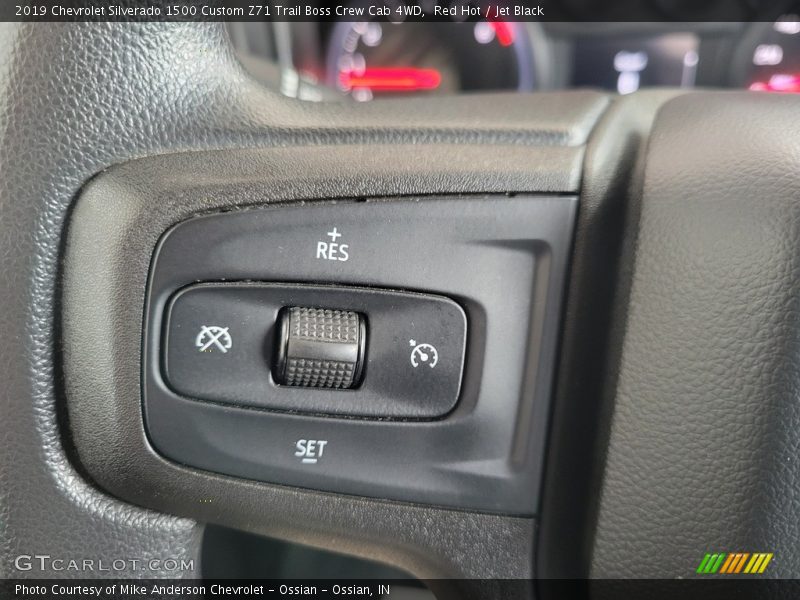 Red Hot / Jet Black 2019 Chevrolet Silverado 1500 Custom Z71 Trail Boss Crew Cab 4WD