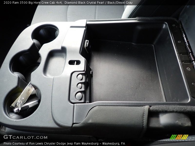 Diamond Black Crystal Pearl / Black/Diesel Gray 2020 Ram 3500 Big Horn Crew Cab 4x4