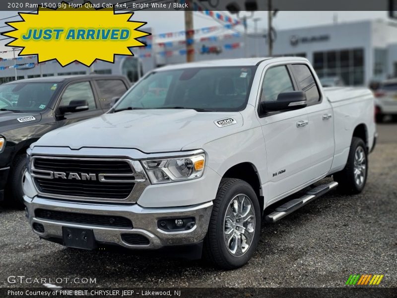 Bright White / Black 2020 Ram 1500 Big Horn Quad Cab 4x4
