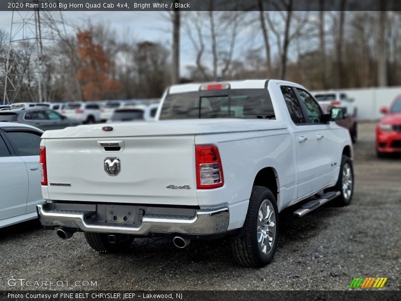 Bright White / Black 2020 Ram 1500 Big Horn Quad Cab 4x4