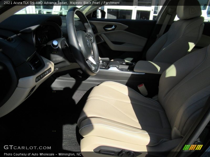 Majestic Black Pearl / Parchment 2021 Acura TLX SH-AWD Advance Sedan