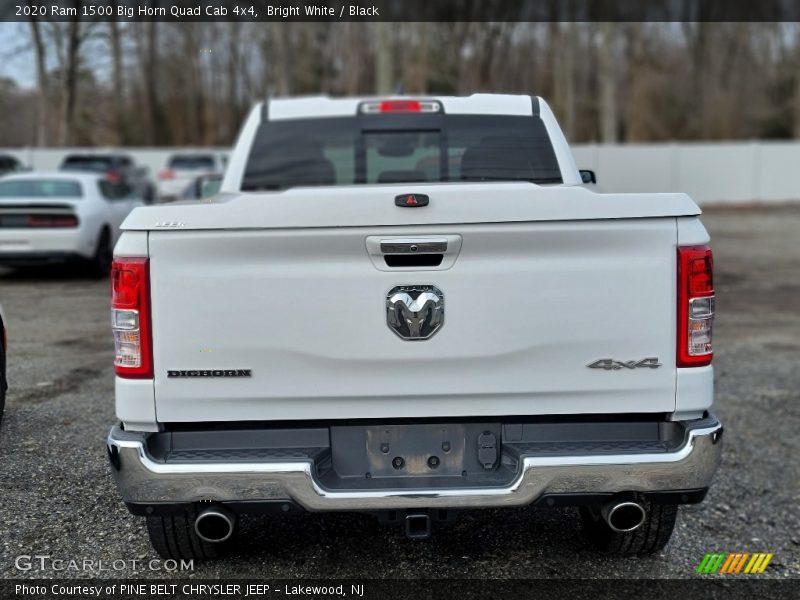 Bright White / Black 2020 Ram 1500 Big Horn Quad Cab 4x4