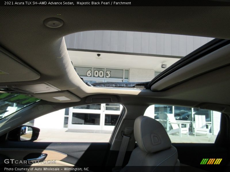Majestic Black Pearl / Parchment 2021 Acura TLX SH-AWD Advance Sedan