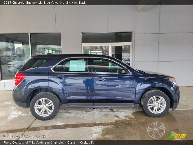 Blue Velvet Metallic / Jet Black 2015 Chevrolet Equinox LS