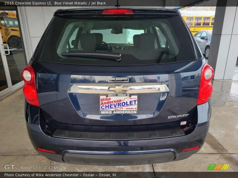 Blue Velvet Metallic / Jet Black 2015 Chevrolet Equinox LS