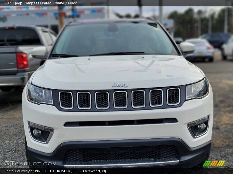 White / Black 2020 Jeep Compass Limted