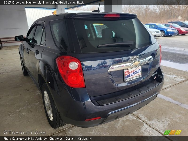 Blue Velvet Metallic / Jet Black 2015 Chevrolet Equinox LS