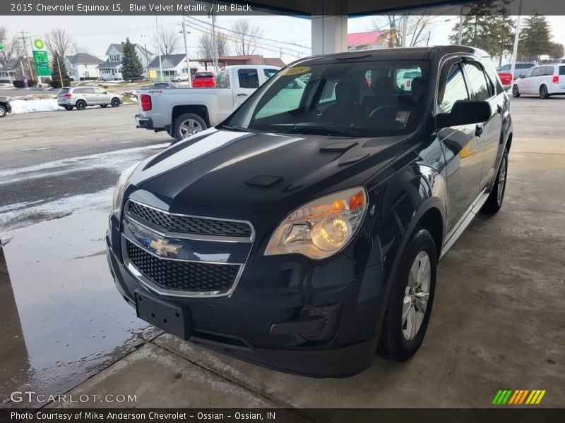 Blue Velvet Metallic / Jet Black 2015 Chevrolet Equinox LS