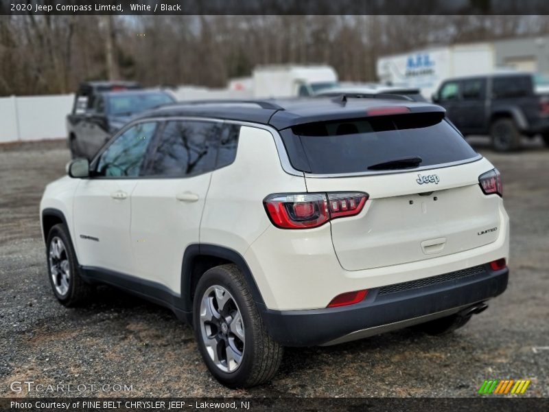 White / Black 2020 Jeep Compass Limted
