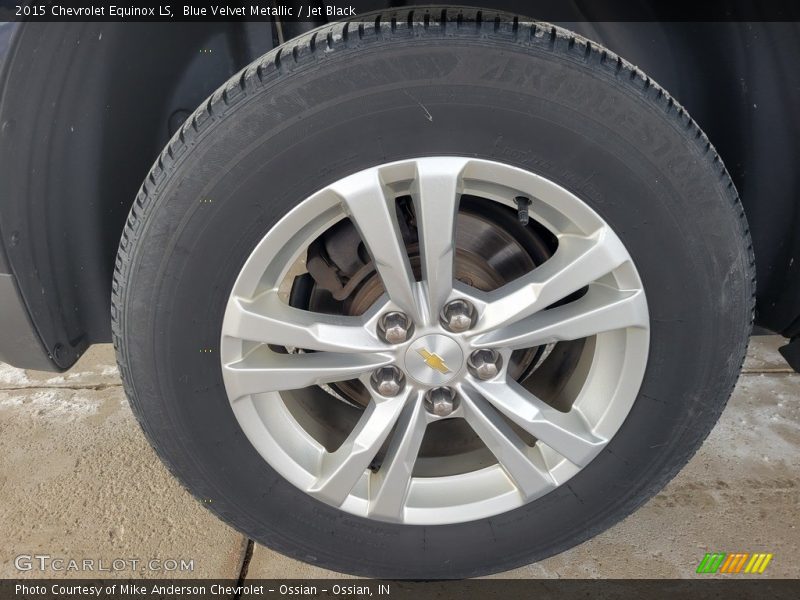 Blue Velvet Metallic / Jet Black 2015 Chevrolet Equinox LS