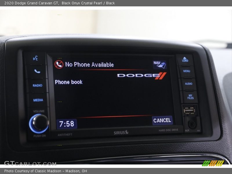 Black Onyx Crystal Pearl / Black 2020 Dodge Grand Caravan GT