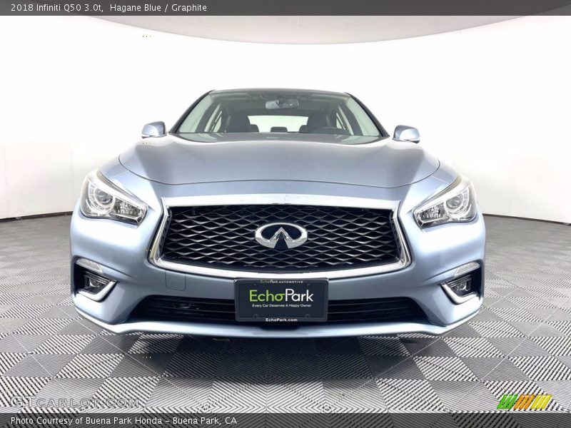 Hagane Blue / Graphite 2018 Infiniti Q50 3.0t