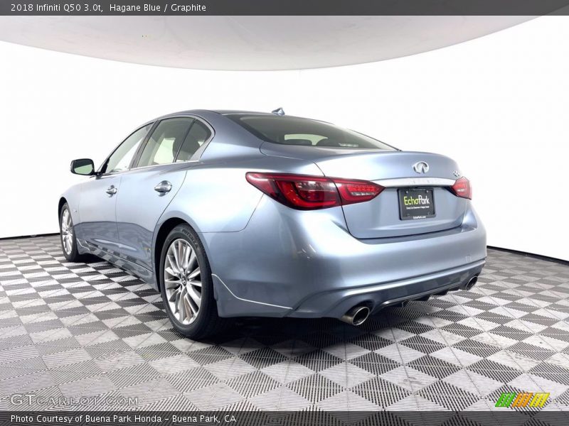 Hagane Blue / Graphite 2018 Infiniti Q50 3.0t