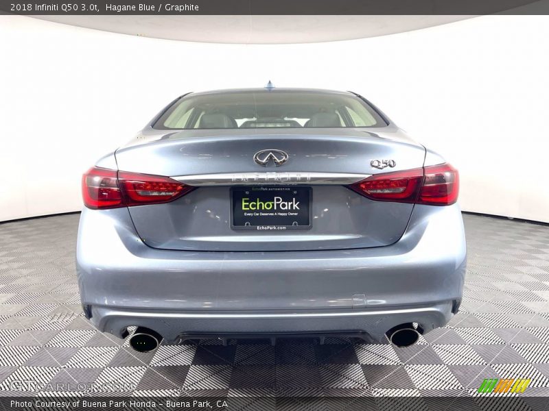 Hagane Blue / Graphite 2018 Infiniti Q50 3.0t