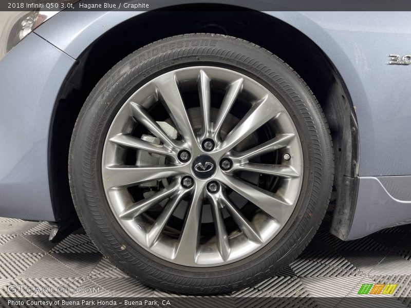 Hagane Blue / Graphite 2018 Infiniti Q50 3.0t