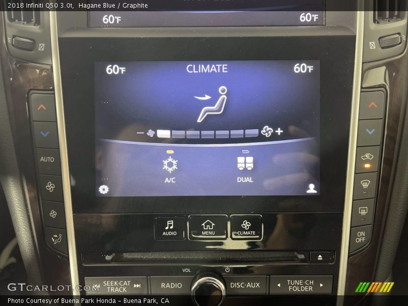 Hagane Blue / Graphite 2018 Infiniti Q50 3.0t