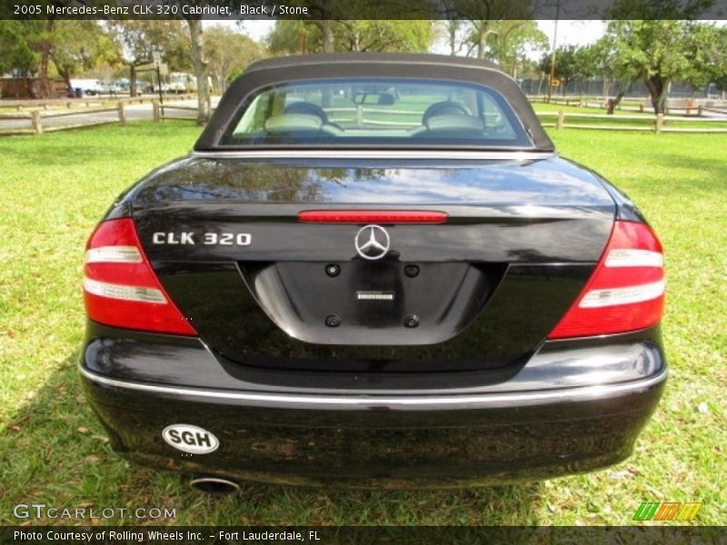 Black / Stone 2005 Mercedes-Benz CLK 320 Cabriolet