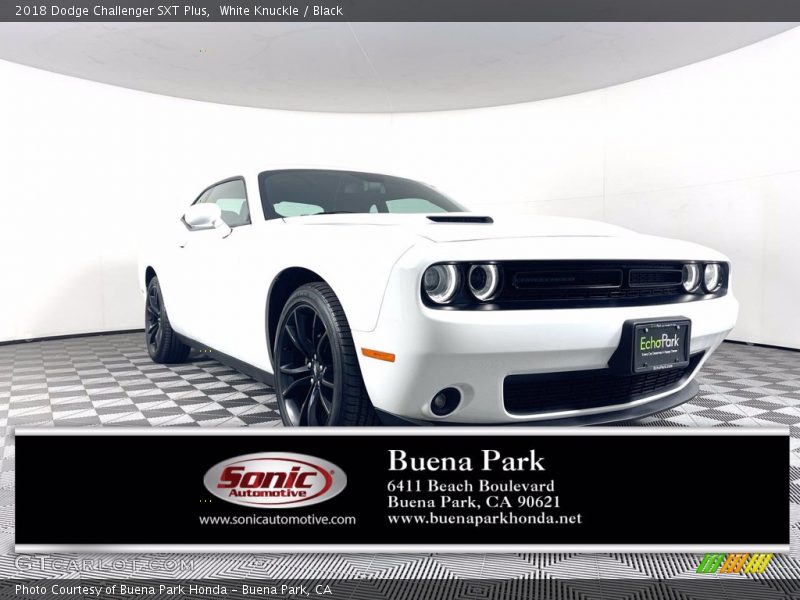 White Knuckle / Black 2018 Dodge Challenger SXT Plus