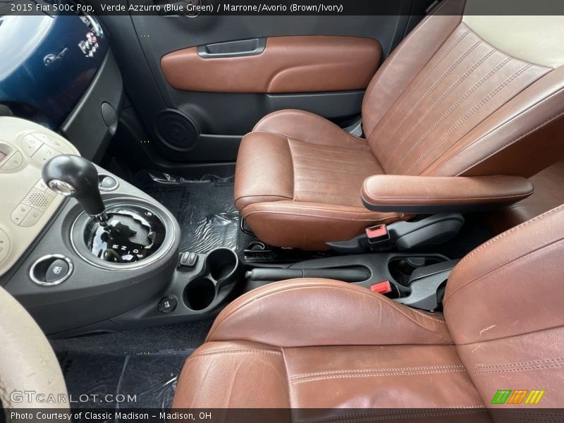 Front Seat of 2015 500c Pop