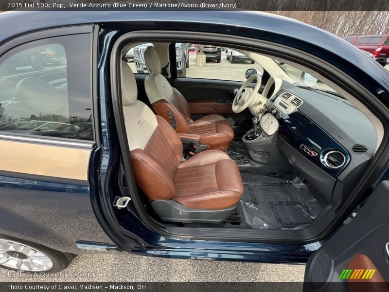 Front Seat of 2015 500c Pop