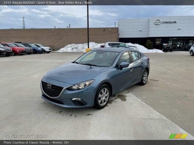 Blue Reflex Mica / Black 2015 Mazda MAZDA3 i Sport 4 Door