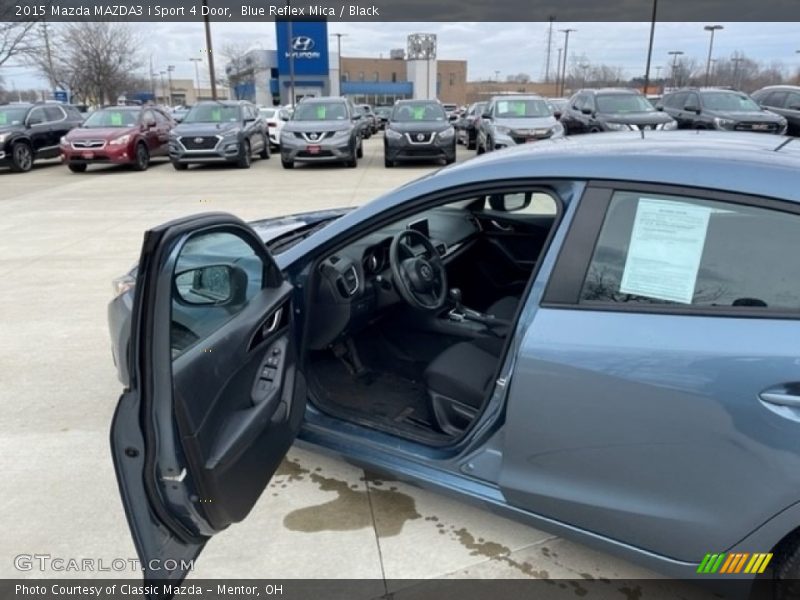 Blue Reflex Mica / Black 2015 Mazda MAZDA3 i Sport 4 Door