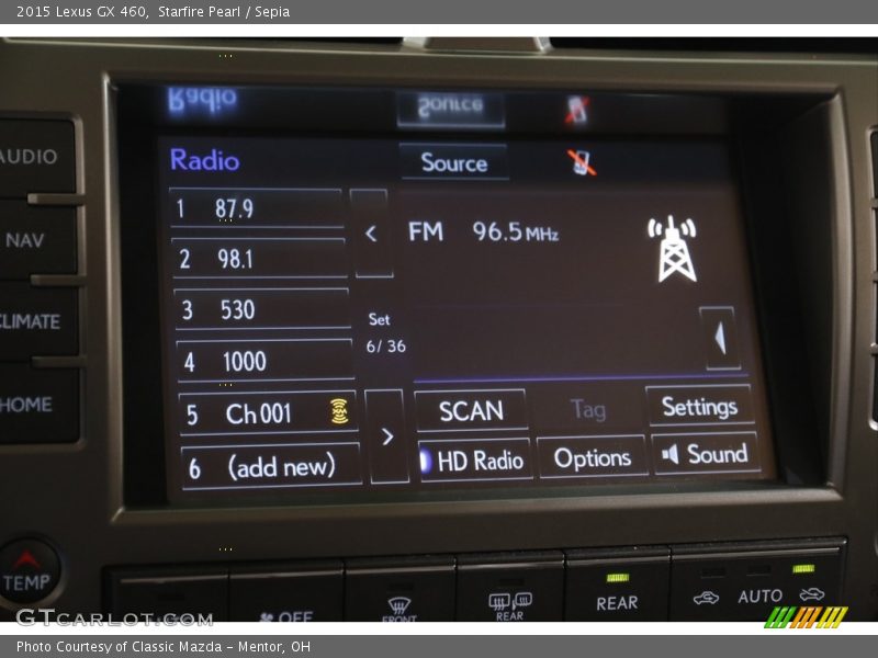 Starfire Pearl / Sepia 2015 Lexus GX 460