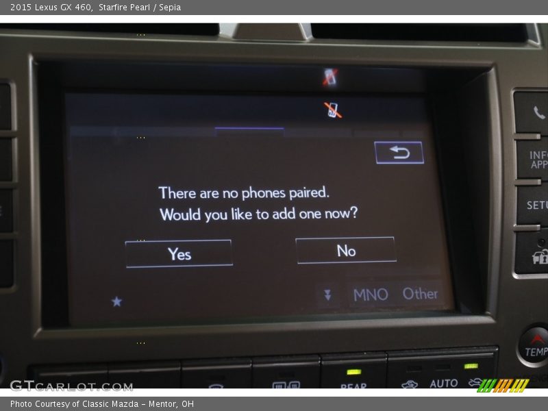 Starfire Pearl / Sepia 2015 Lexus GX 460