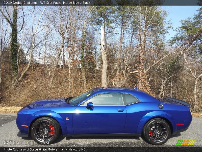 Indigo Blue / Black 2019 Dodge Challenger R/T Scat Pack