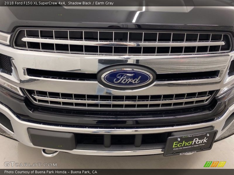 Shadow Black / Earth Gray 2018 Ford F150 XL SuperCrew 4x4