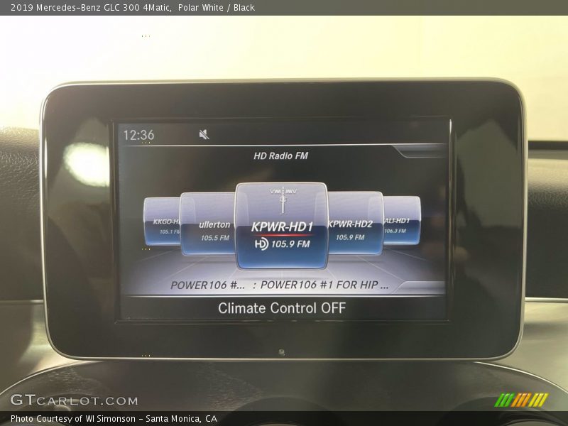 Polar White / Black 2019 Mercedes-Benz GLC 300 4Matic