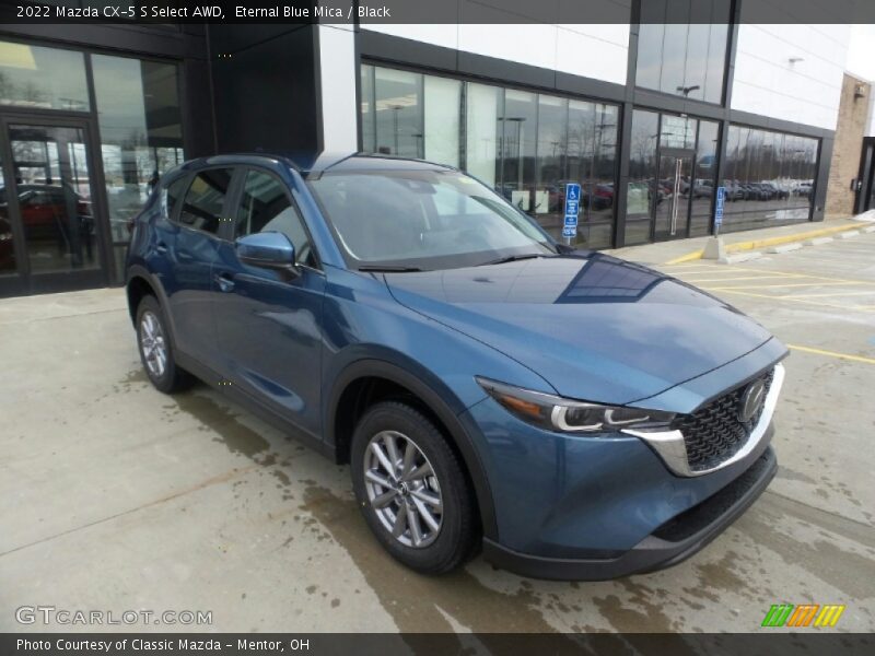 Eternal Blue Mica / Black 2022 Mazda CX-5 S Select AWD