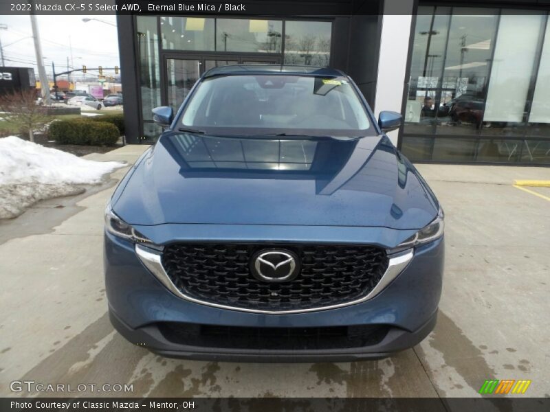 Eternal Blue Mica / Black 2022 Mazda CX-5 S Select AWD