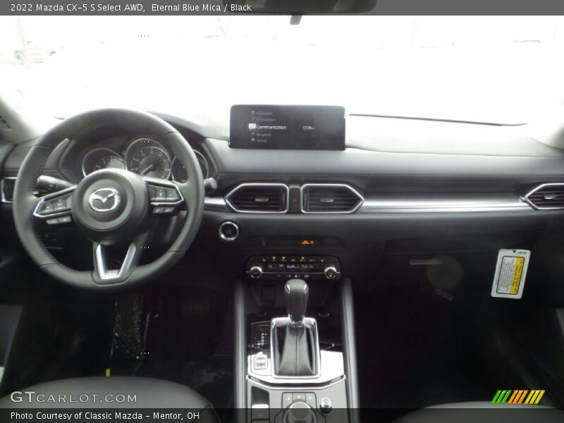 Eternal Blue Mica / Black 2022 Mazda CX-5 S Select AWD