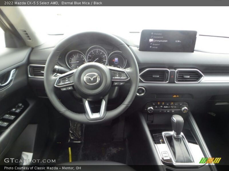 Eternal Blue Mica / Black 2022 Mazda CX-5 S Select AWD
