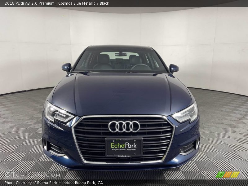 Cosmos Blue Metallic / Black 2018 Audi A3 2.0 Premium