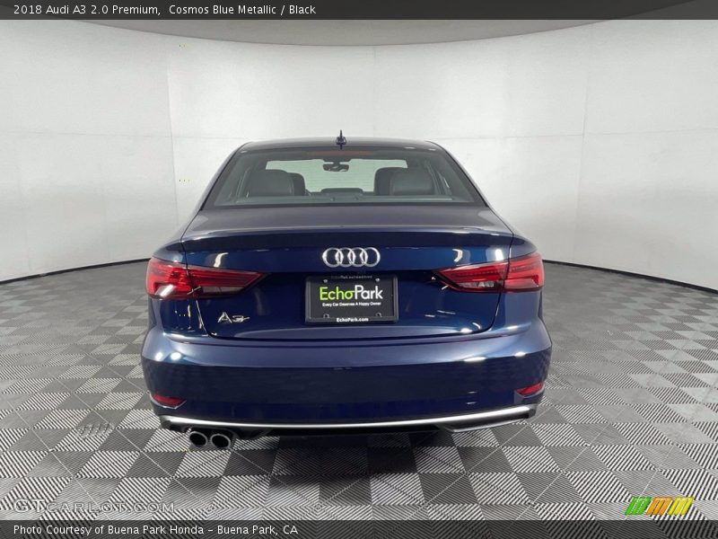 Cosmos Blue Metallic / Black 2018 Audi A3 2.0 Premium