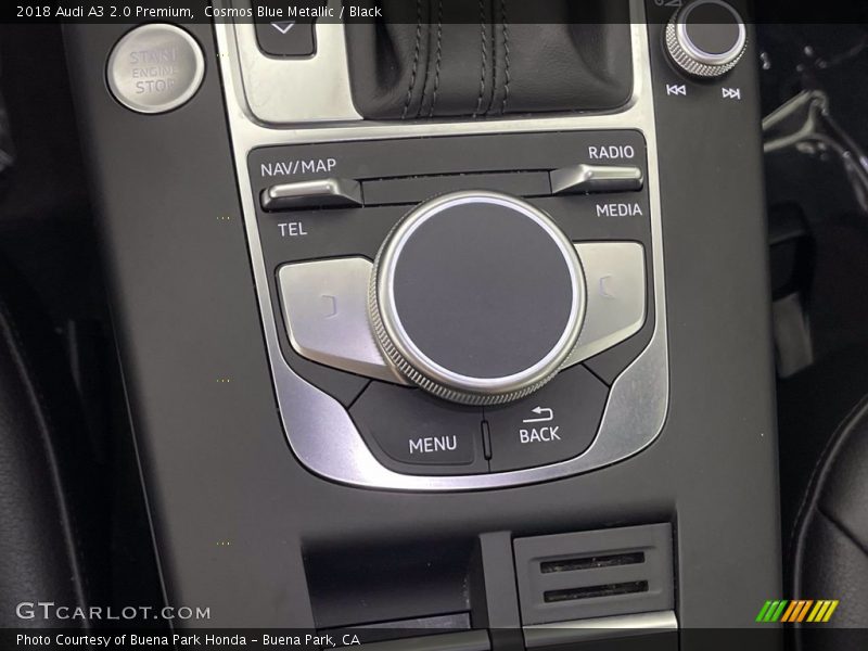 Cosmos Blue Metallic / Black 2018 Audi A3 2.0 Premium