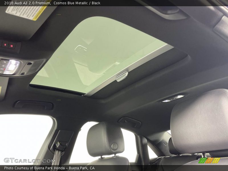 Cosmos Blue Metallic / Black 2018 Audi A3 2.0 Premium